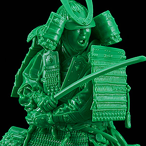 PLAMAX 1/12 Kamakura Period Armored Warrior: Green Color Edition
