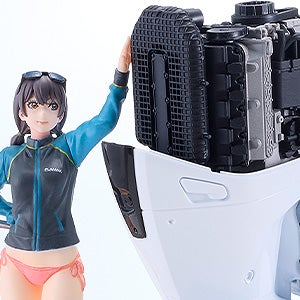 PLAMAX MF-97 minimum factory Minori with Honda 船外機 BF350 Grand Prix White